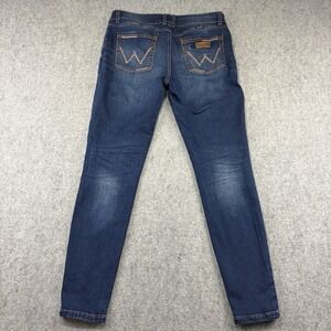 Wrangler Jeans Women's 11/32 Blue Denim Low Rise Ankle 09MWSTR